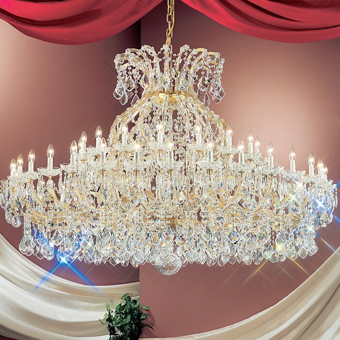 Rosdorf Park Falson Light Glass Dimmable Tiered Chandelier Wayfair